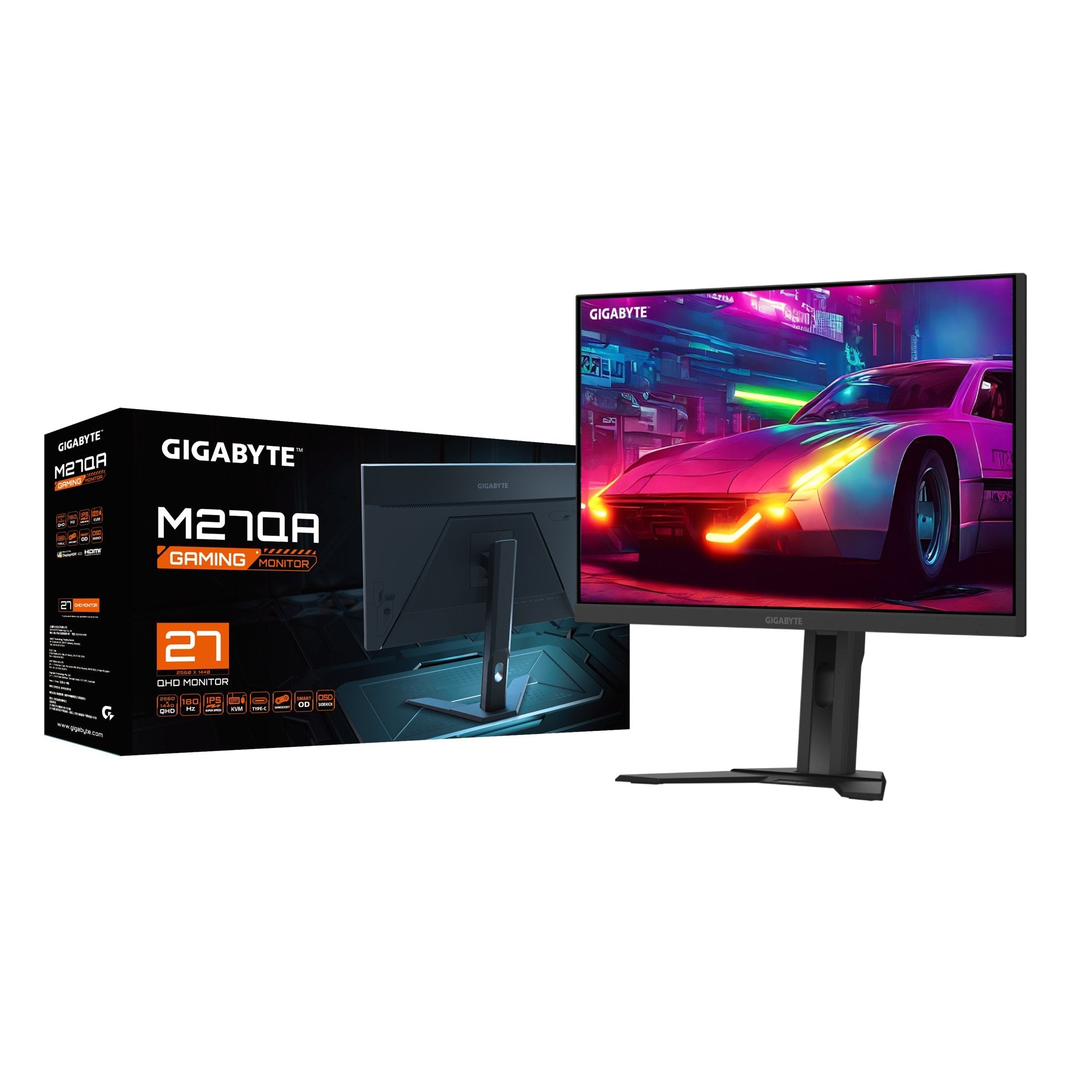 Monitor Gaming Gigabyte M27qa 27" 2560x1440 Qhd Ss Ips