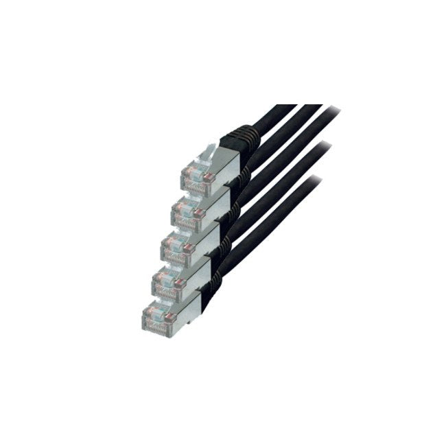 EAN 4017538063731 - S/CONN cat.6 S/FTP 1 m cable de red Negro Cat6 S/FTP (S-STP) imagen 1
