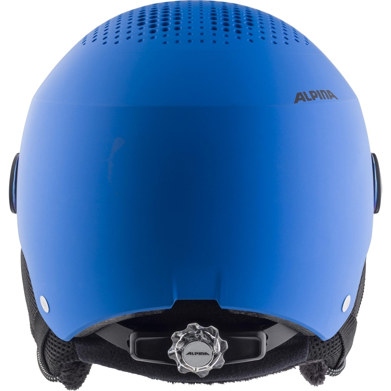 Casco De Invierno Alpina Zupo Visor Q-Lite Blue Matt 51-55