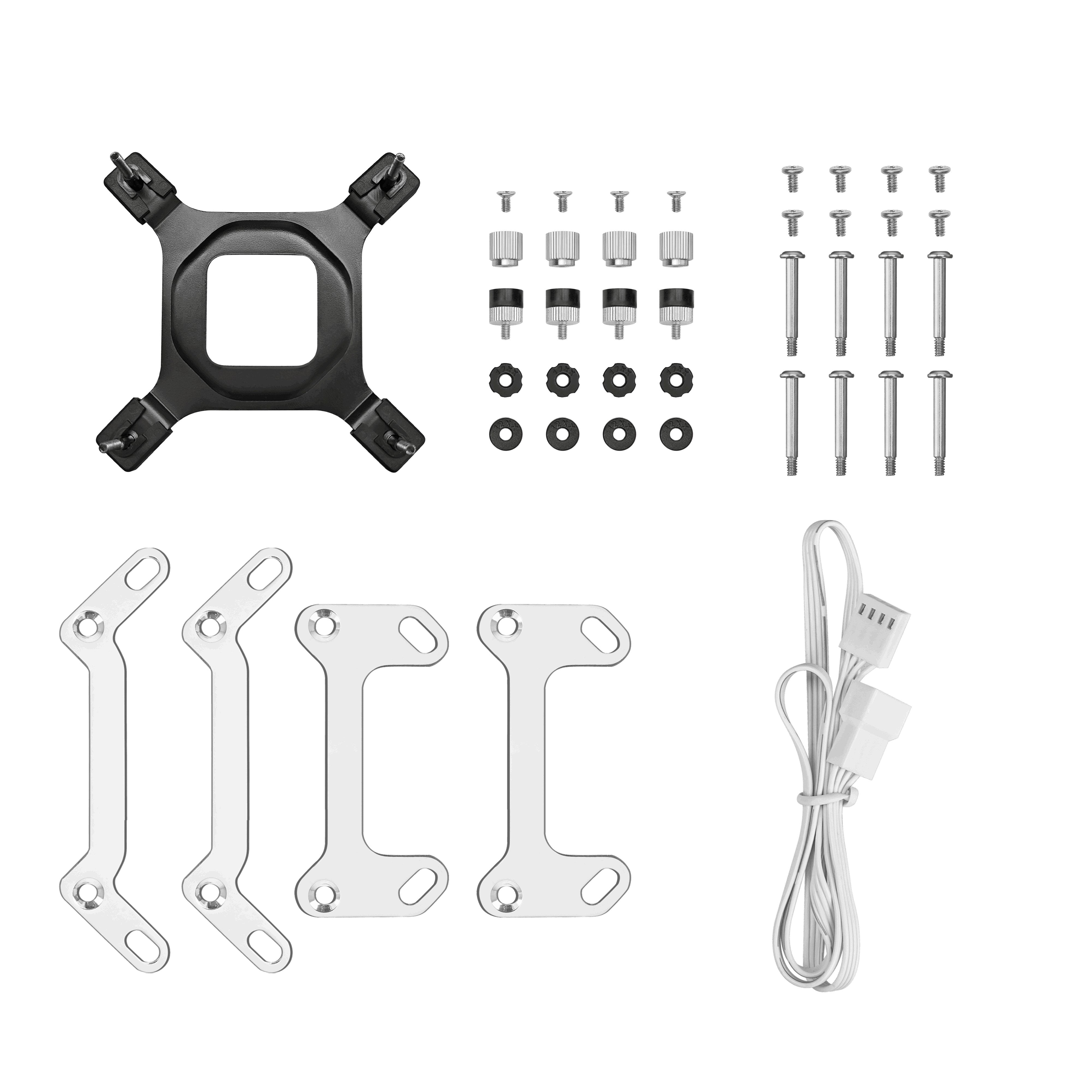 Refrigeración Por Agua Deepcool Mystique 240 Blanco R-Lx240-Whdsnmp-G-1