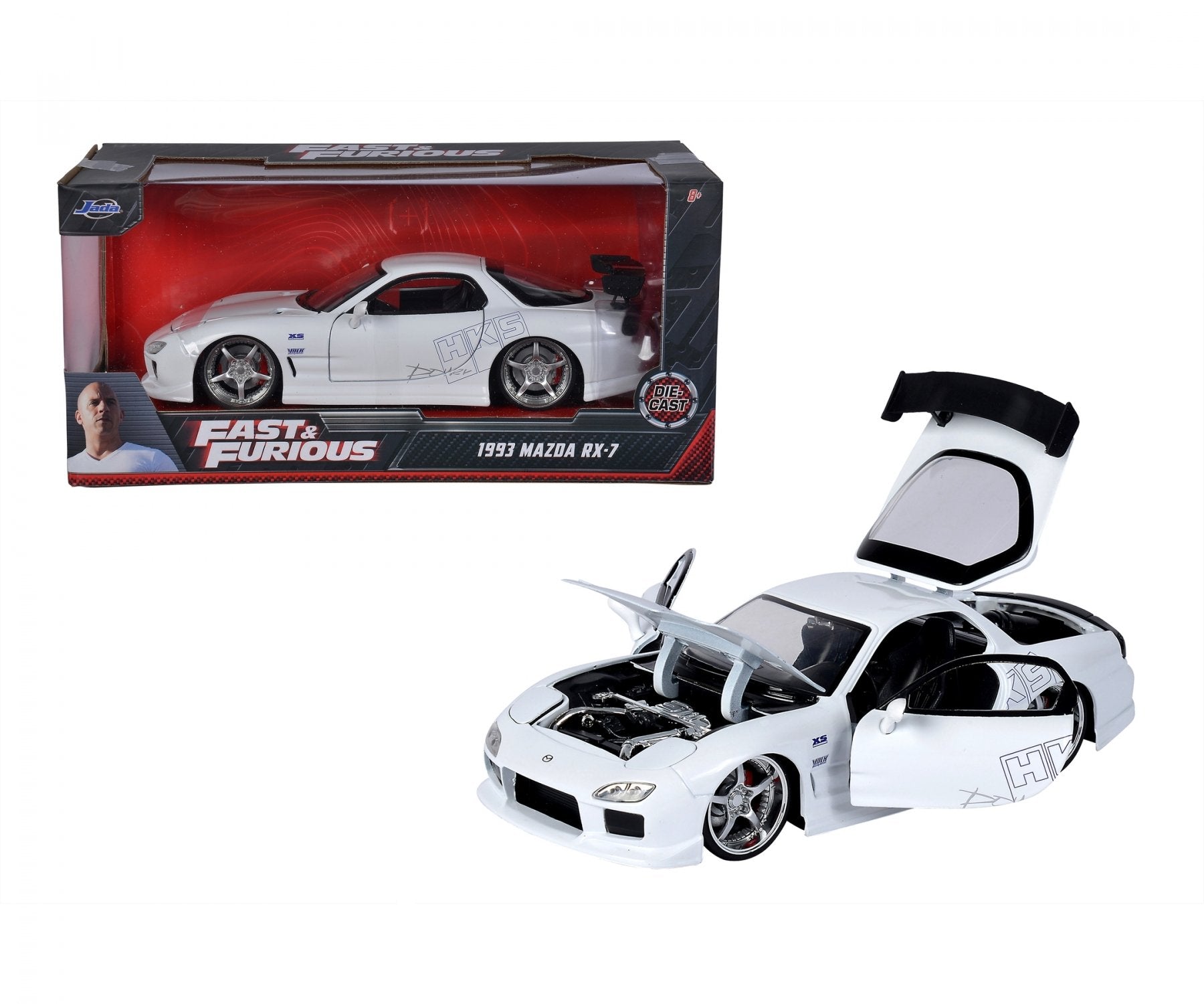Jada Fast & Furious 1993 Mazda Rx-7 1:24 253203065