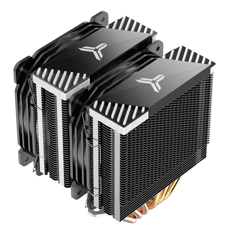 K Jonsbo Cr-2000 Gt Cpu Disipador Dual Tower, Argb - 2x 120mm, Negro