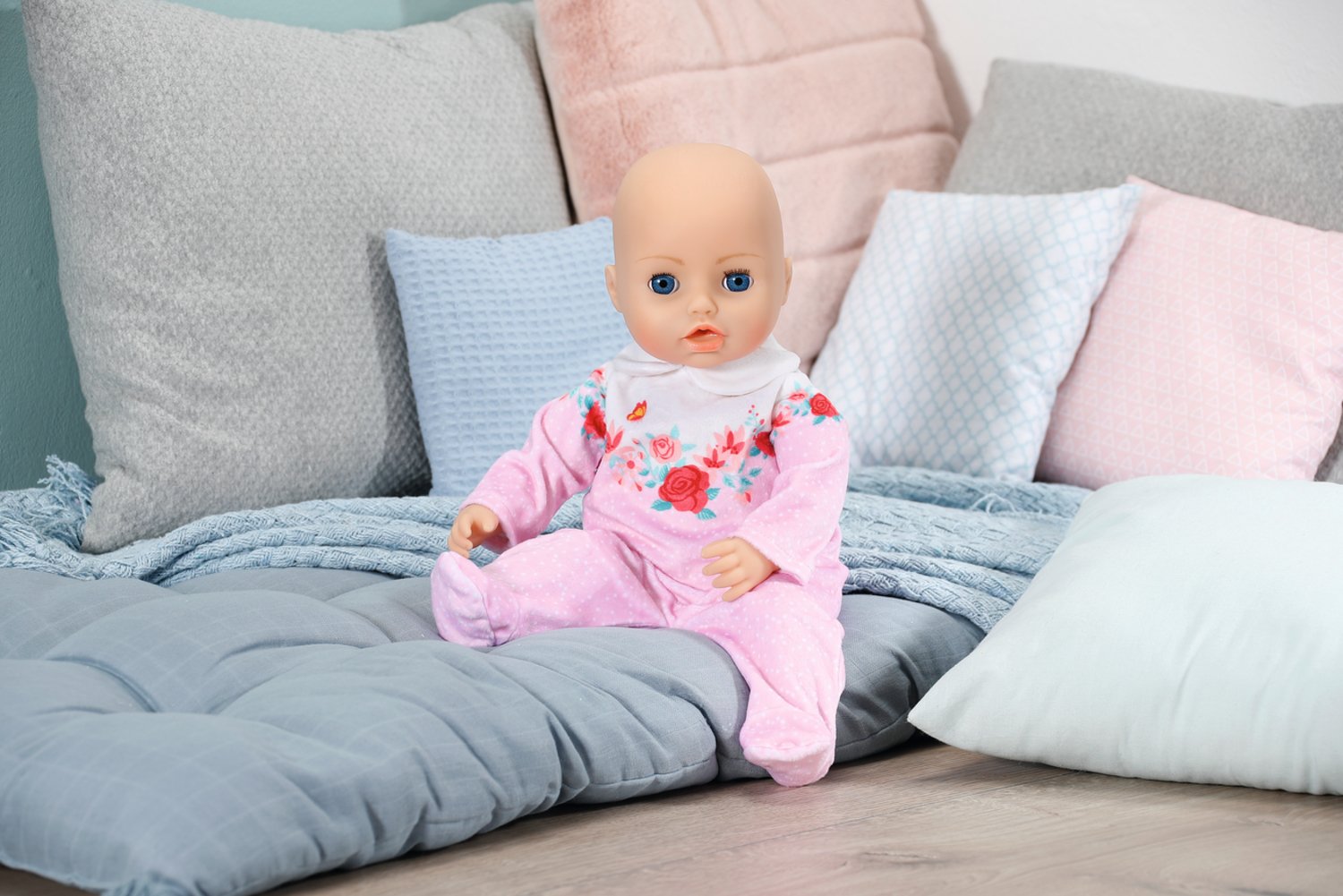 Zapf Creation Baby Annabell® Pelele Flores Rosas 43cm 706817