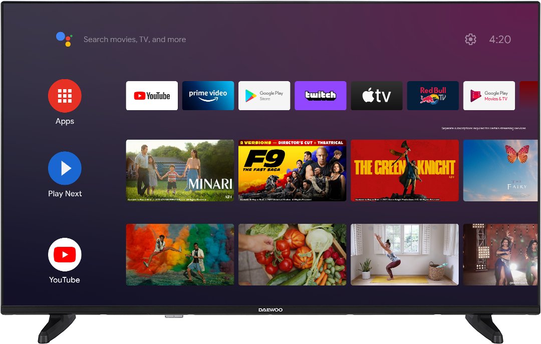 Daewoo 32dm63ha Televisor Smart Tv 32" Direct Led Hd+ Hdr