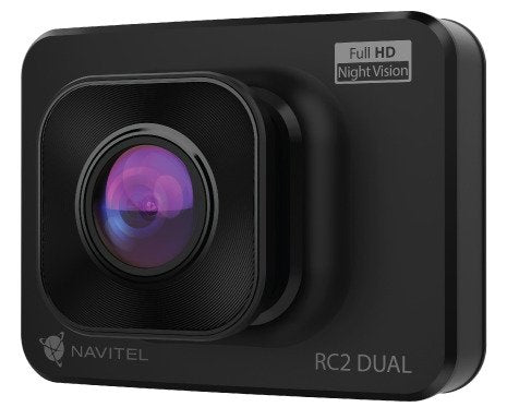 Cámara De Salpicadero Navitel R?2 Dual Full Hd Encendedor De Cigarrillos, Batería Negro