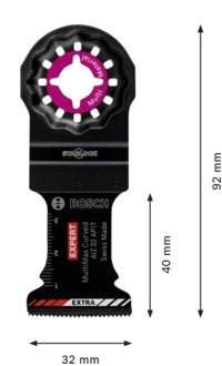 EAN 4059952530772 - Bosch 2 608 900 025 accesorio para herramienta multifunción Hoja de corte de inmersión imagen 3
