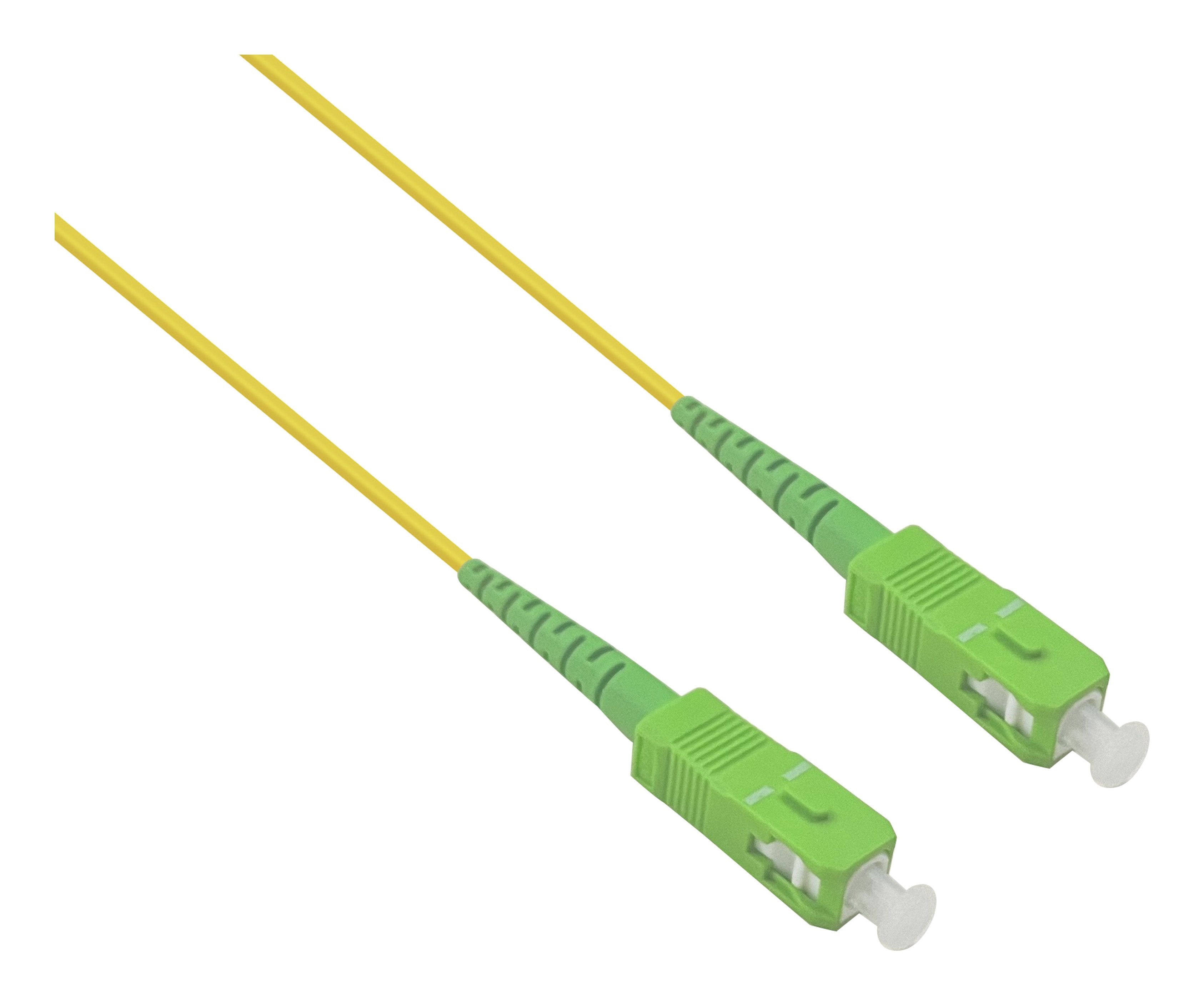 EAN 4005938720224 - Helos 372022 Cable de fibra óptica e InfiniBand 1 m SC SC/APC Verde, Amarillo imagen 1