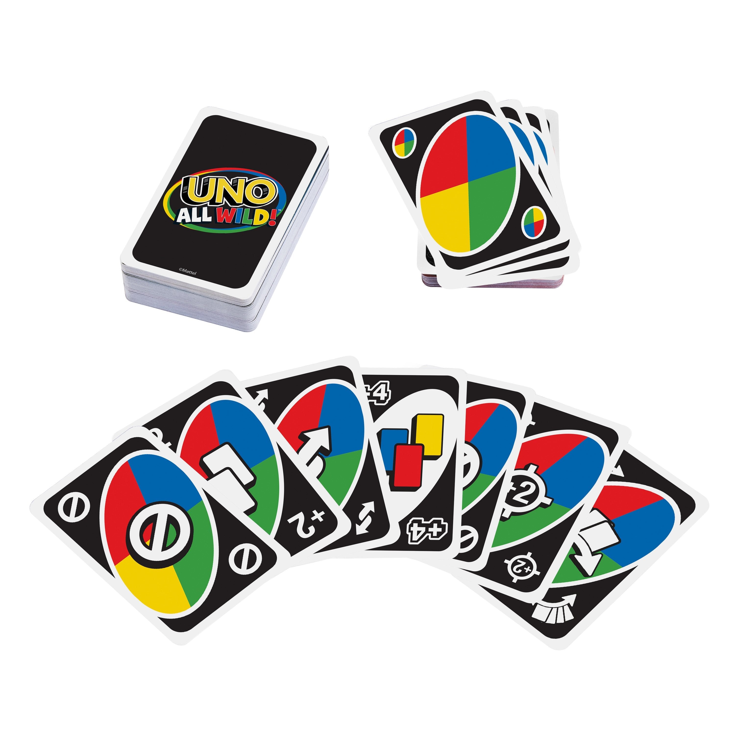 Mattel Games Uno All Wild, Baraja De Cartas Hhl33