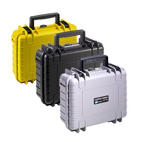 B & W Outdoor Case Type 1000 Inserto De Partición Acolchado Amarillo