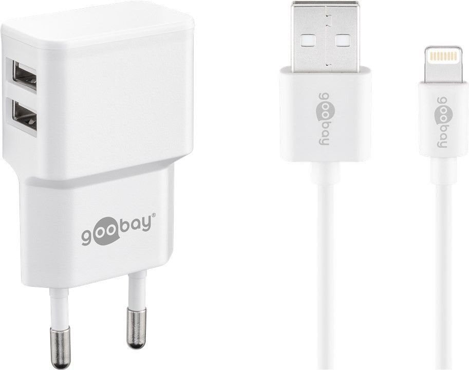 EAN 4040849449796 - Goobay 44979 cargador de dispositivo móvil Teléfono móvil, Smartphone Blanco Corriente alterna Interior imagen 1