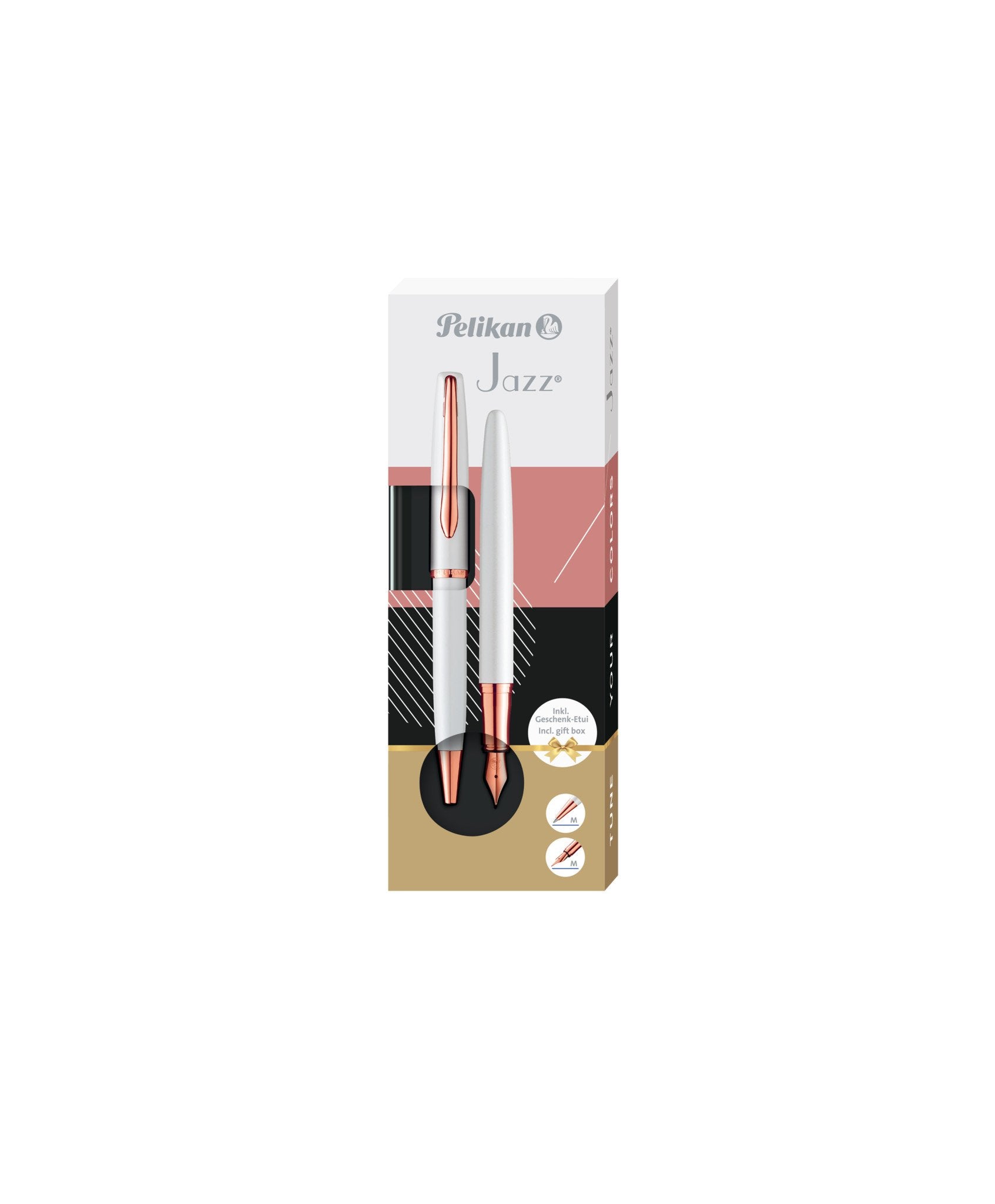 EAN 4012700821867 - Pelikan Jazz Noble Elegance Oro, Perlado, Blanco 2 pieza(s) imagen 9