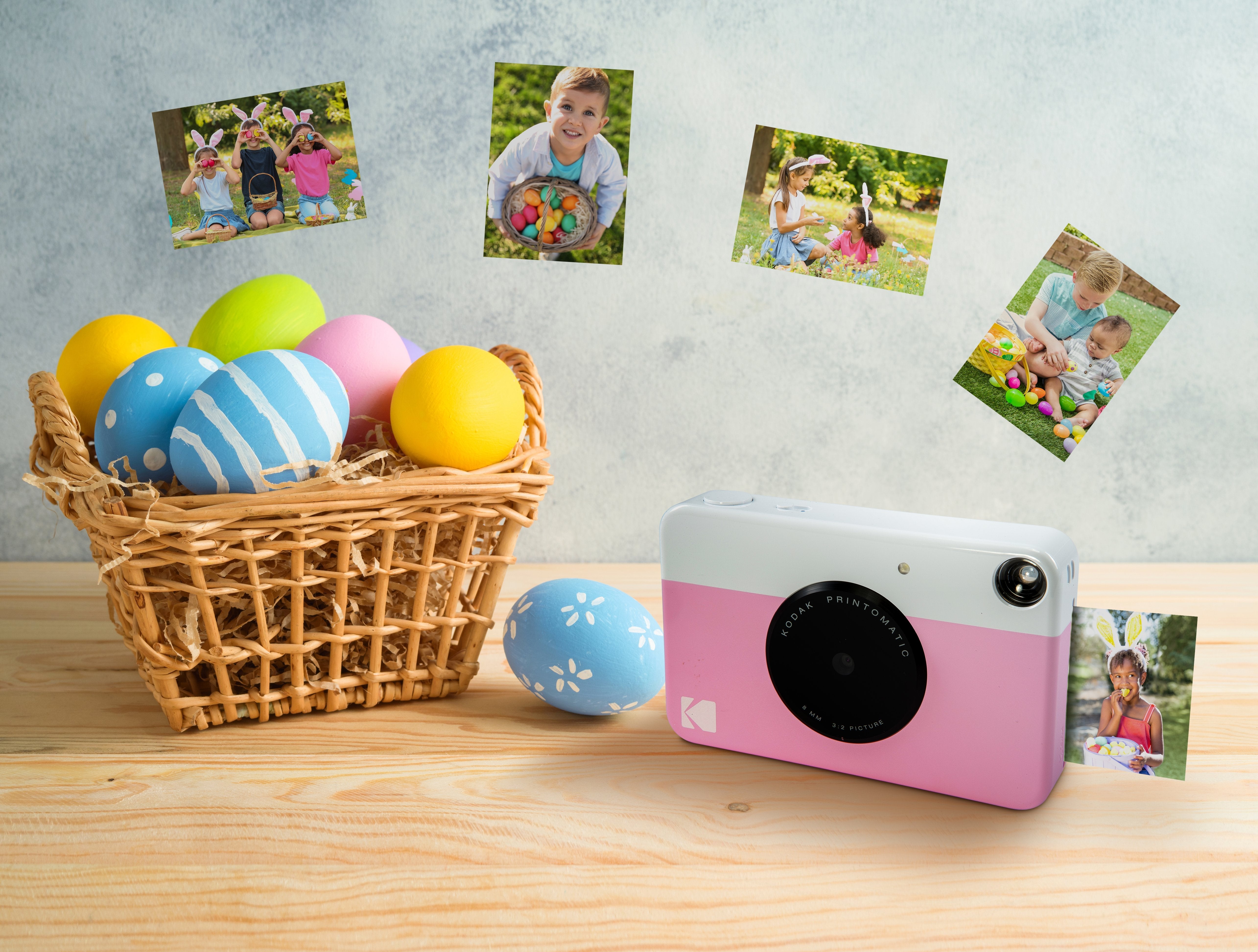 Cámara Digital Instantánea Kodak Printomatic 5mp Tamaño Foto 2'X3' Rosa