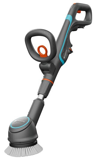 Multilimpiador Inalámbrico Gardena Aquabrush Compact 18v P4a Solo, Limpiador De Suelos Duros Gris/Turquesa, Sin Batería Ni Cargador, Power For All Alliance 14840-55