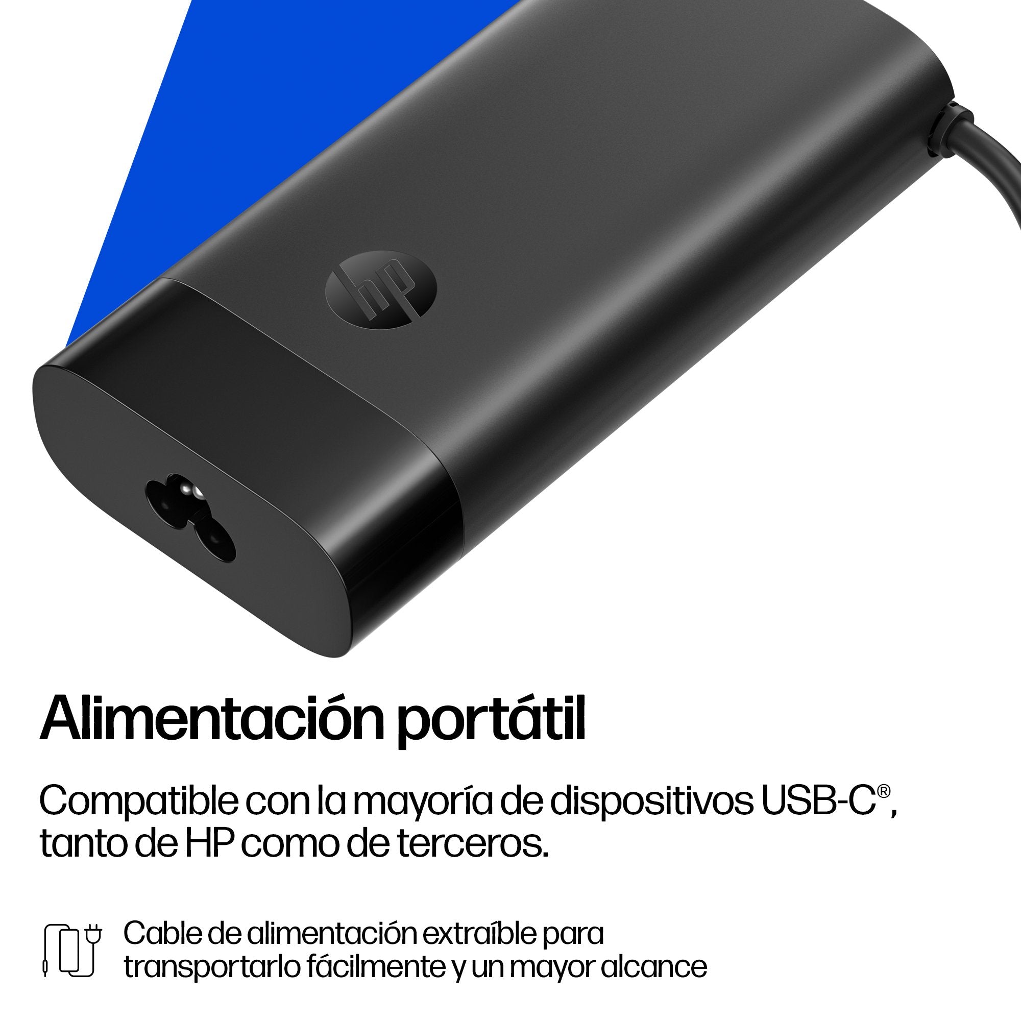 EAN 5715328209442 - HP 140W USB-C Laptop Charger adaptador e inversor de corriente Negro imagen 3