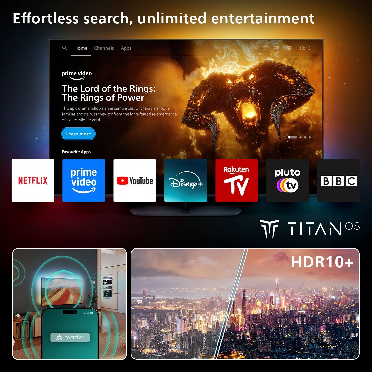 EAN 8718863045855 - Philips 8500 series 65PUS8500/12 Televisor 165,1 cm (65") 4K Ultra HD Smart TV Wifi Negro imagen 6