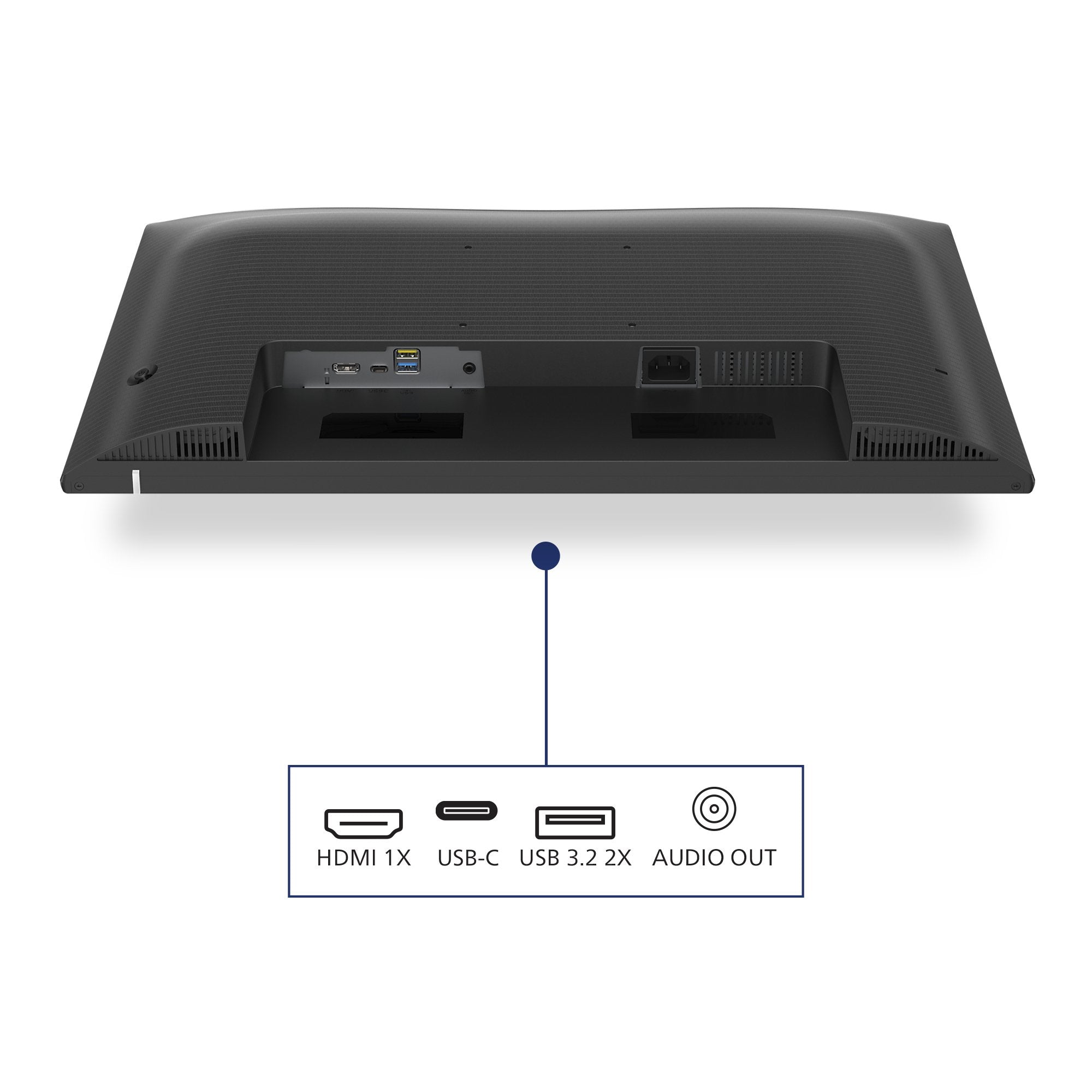 EAN 8712581804268 - Philips 1000 series 24E1N1300AE/00 pantalla para PC 60,5 cm (23.8") 1920 x 1080 Pixeles Full HD LCD Negro imagen 4