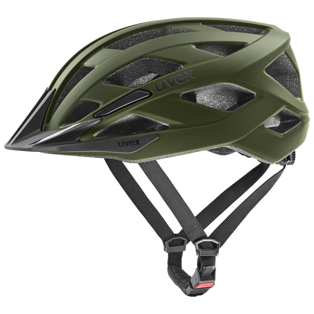 Casco De Ciclismo Uvex I-Vo 2 56-60cm, Oliva Oscuro Mate