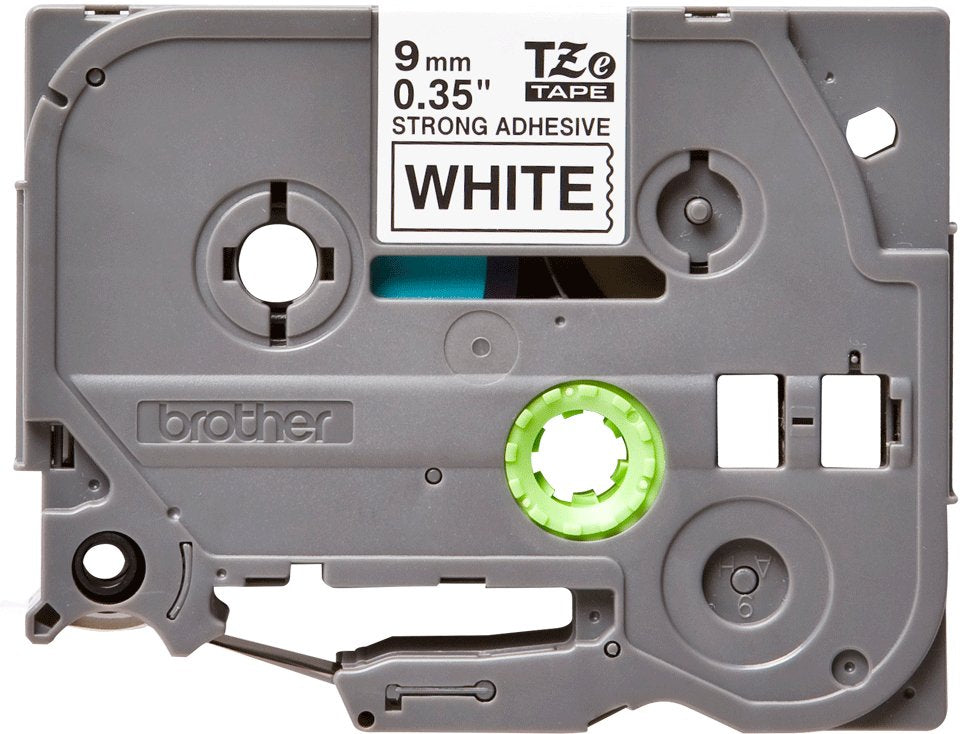 Original Brother Cinta Rotuladora Laminada Negro/Blanco 8m 9mm