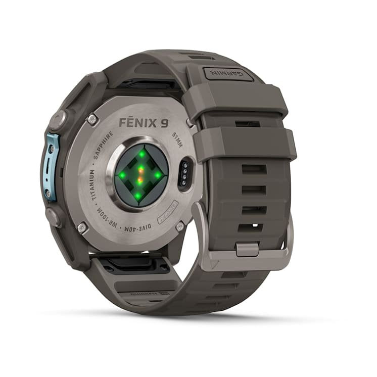 Fenix 9 51mm, Amoled, Pebble Gray, Bare Ti,Emea/Aus/Afr