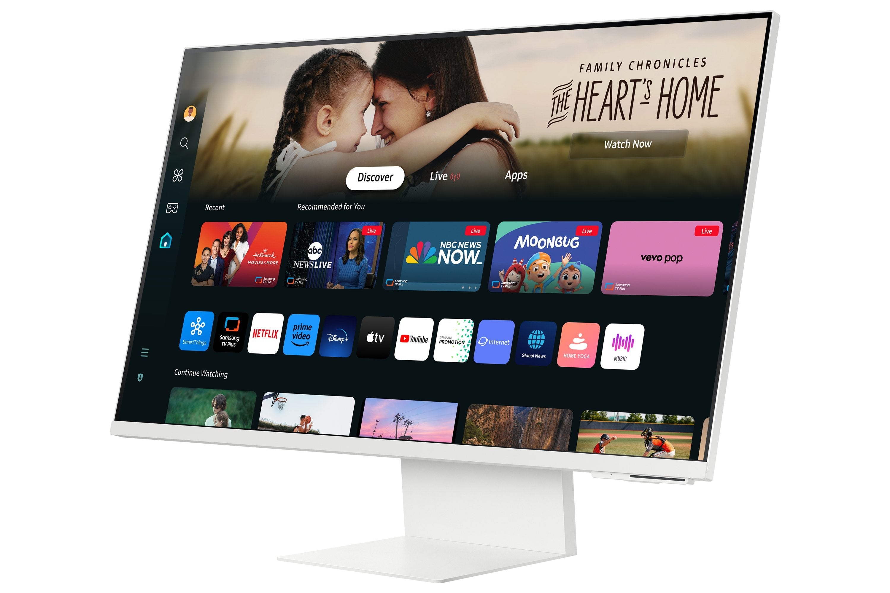 Samsung Ls32dm801uuxdu 32" Flat Va Smart Monitor M8 M80d Uhd, 3840x2160 16:9 400cd M2 4ms Hdmi Usb