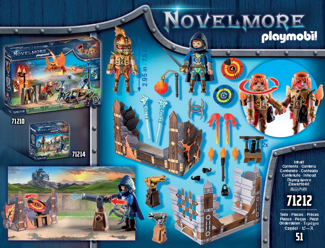 Playmobil 71212 Novelmore Vs Burnham Raiders - Duelo