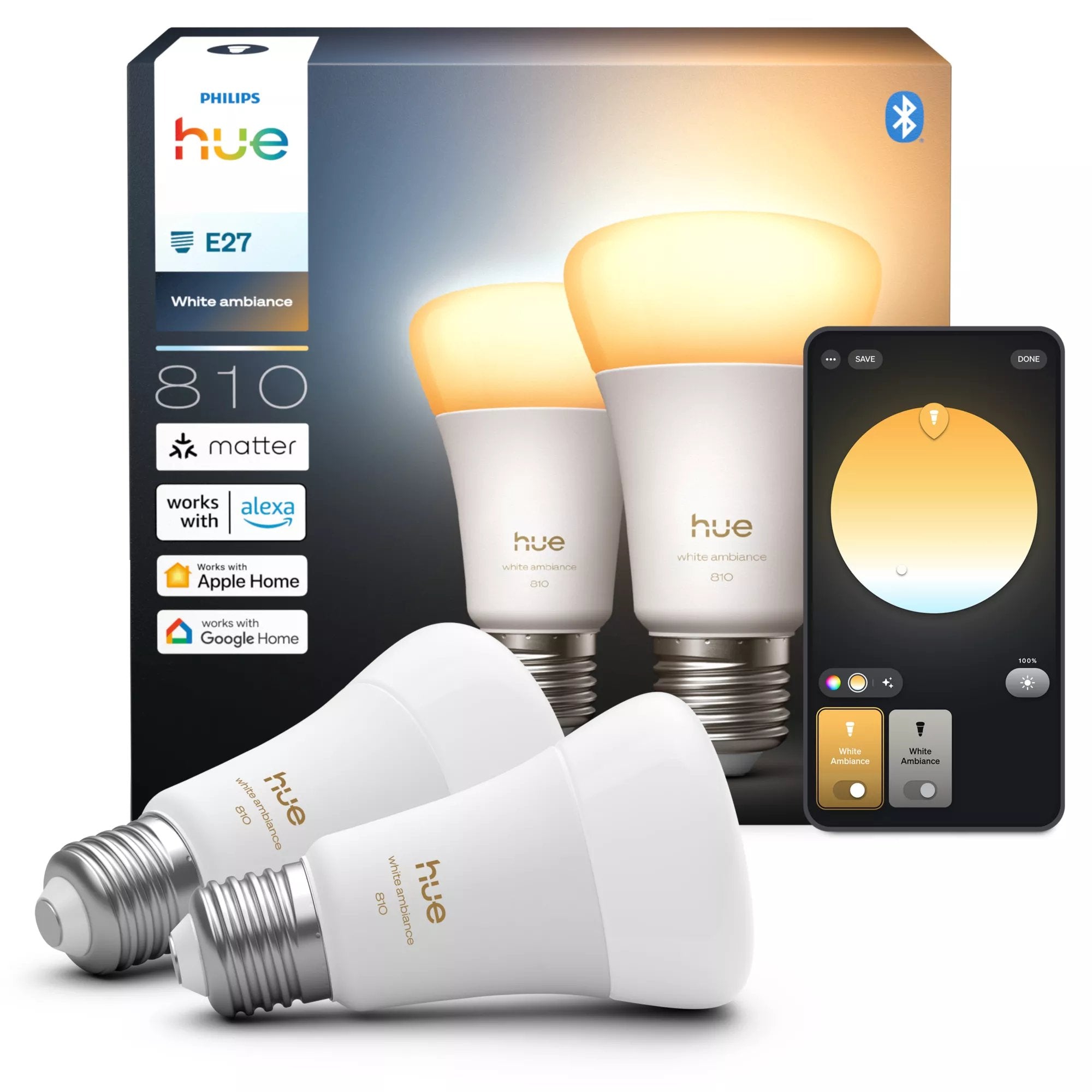 EAN 8720169364004 - Philips Hue White ambiance 8720169364004 iluminación inteligente Bluetooth/Zigbee 6 W imagen 3