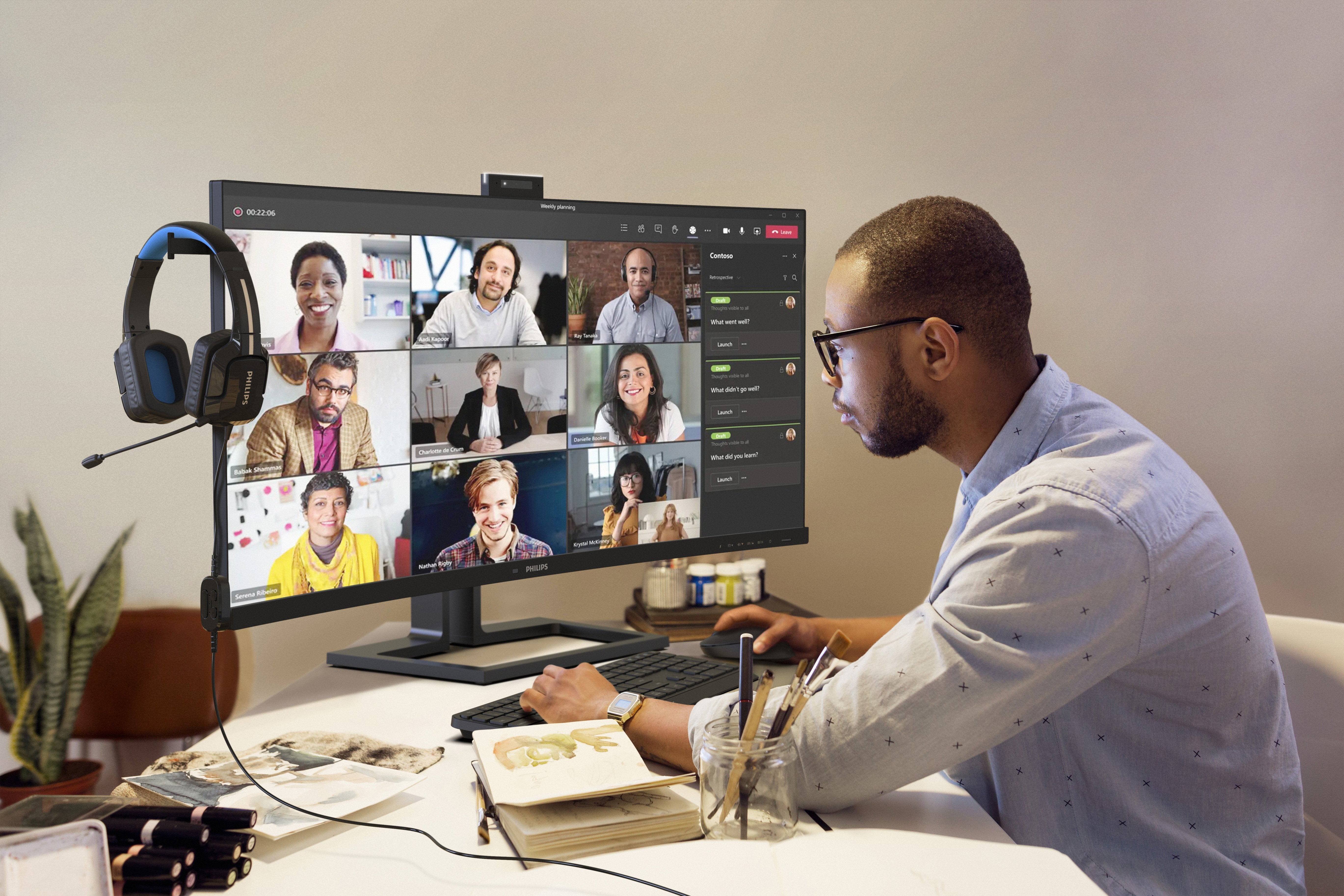 EAN 8712581797416 - Philips 40B1U6903CH/00 pantalla para PC 100,8 cm (39.7") 5120 x 2160 Pixeles 5K Ultra HD LCD Negro imagen 16