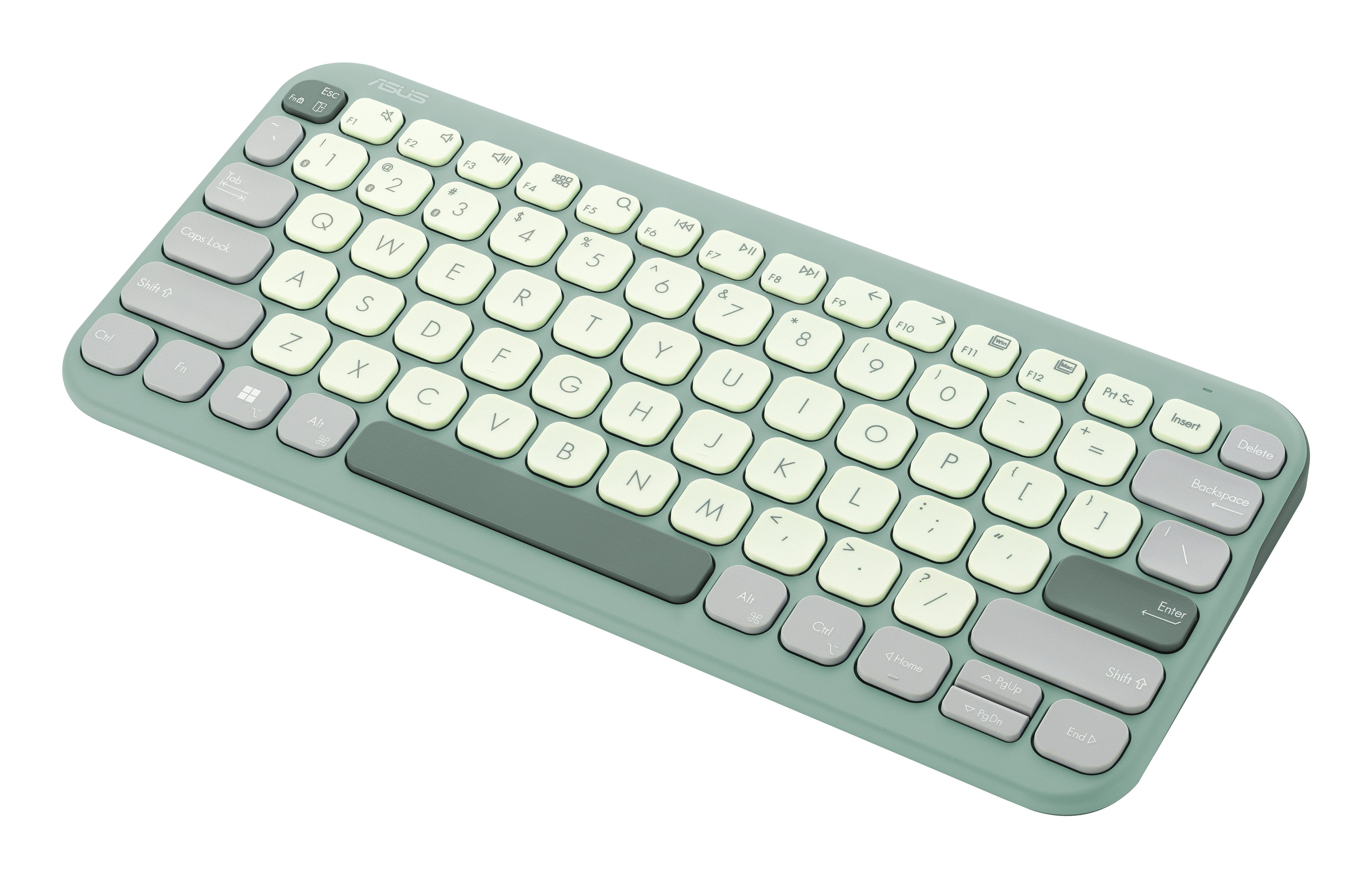 Asus Marshmallow Keyboard Kw100 Teclado Hogar Bluetooth Inglés De Ee. Uu. Verde