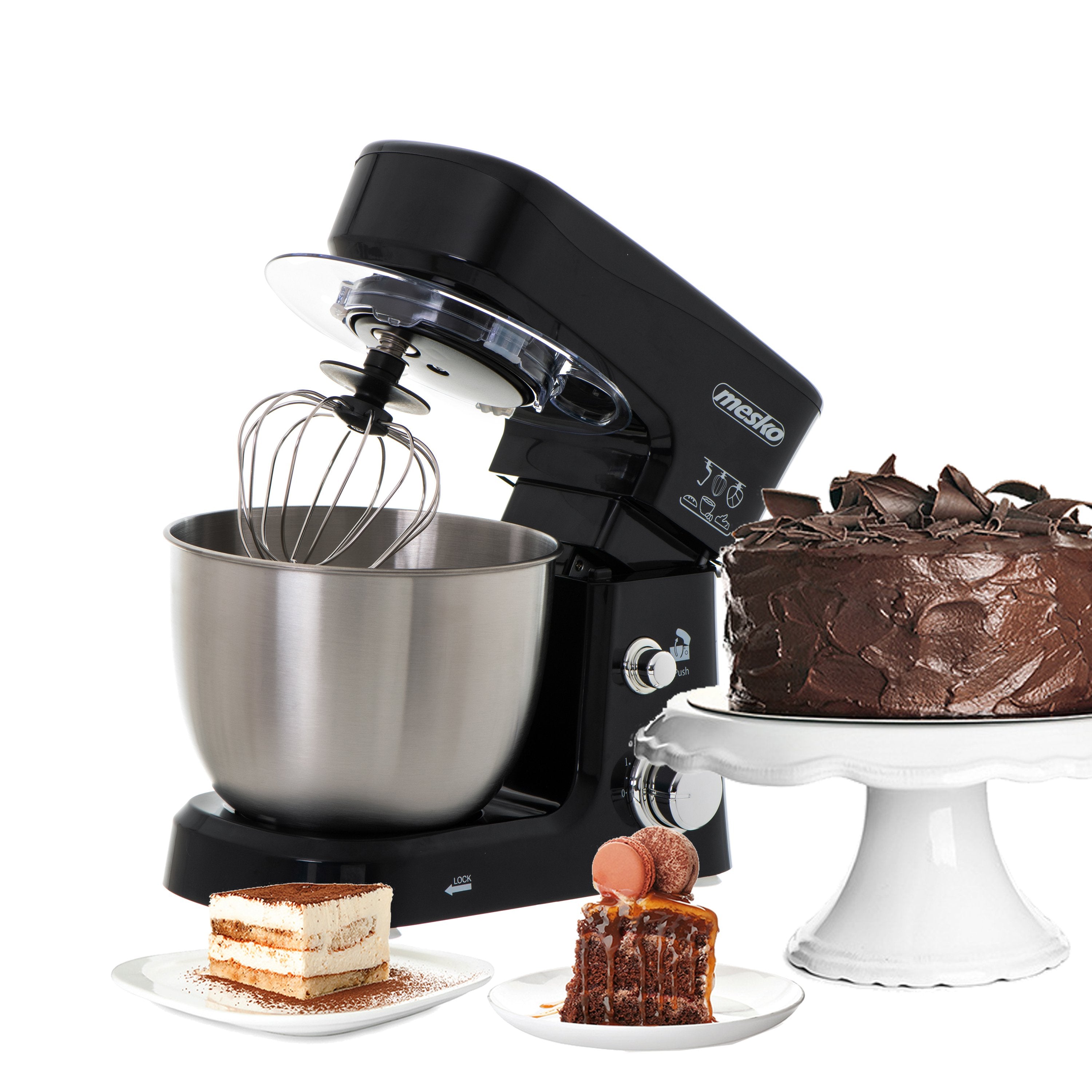 EAN 5902934838672 - Mesko Home MS 4217 robot de cocina 1200 W 3,5 L Negro, Acero inoxidable imagen 11