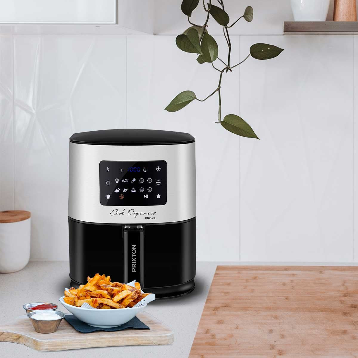 Freidora Prixton Cook Organics 6l