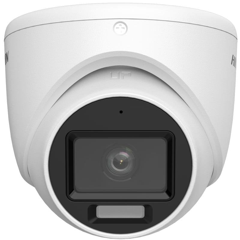 Hikvision Ds-2ce76u0t-Lmf(2.8mm) Cámara Turret Fija 4k Con Luz Híbrida Inteligente