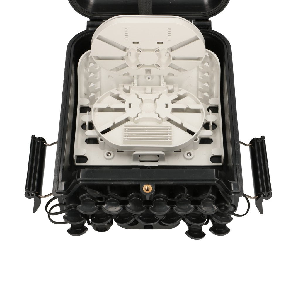 Extralink Jennifer 16 Core Fiber Optic Terminal Box Black With Connector