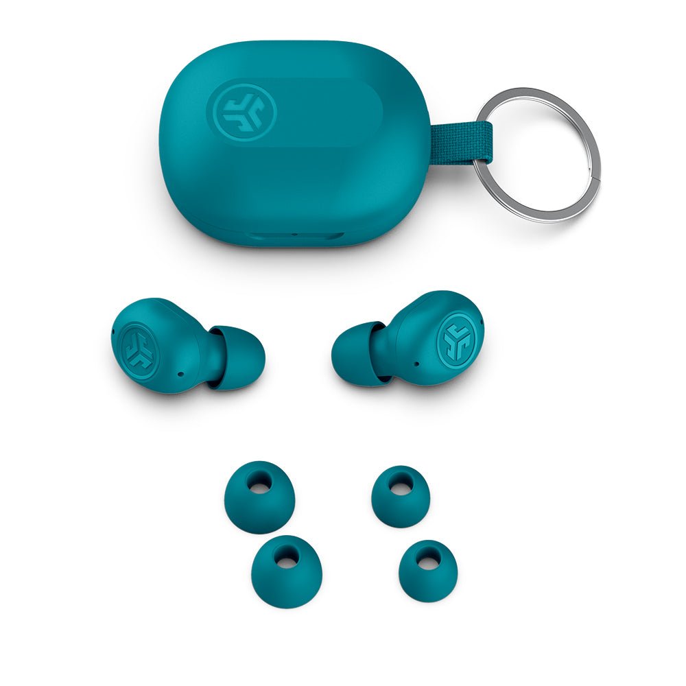 Mini Auriculares Jlab Jbuds Inalámbrico Bluetooth Color Aguamarina