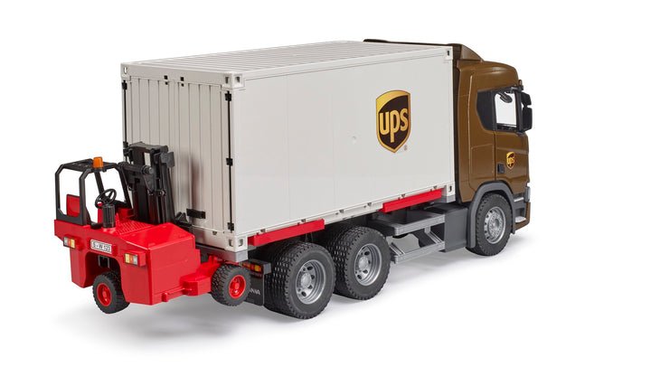 EAN 4001702035822 - BRUDER SCANIA Super 560R UPS Logistics Truck imagen 3