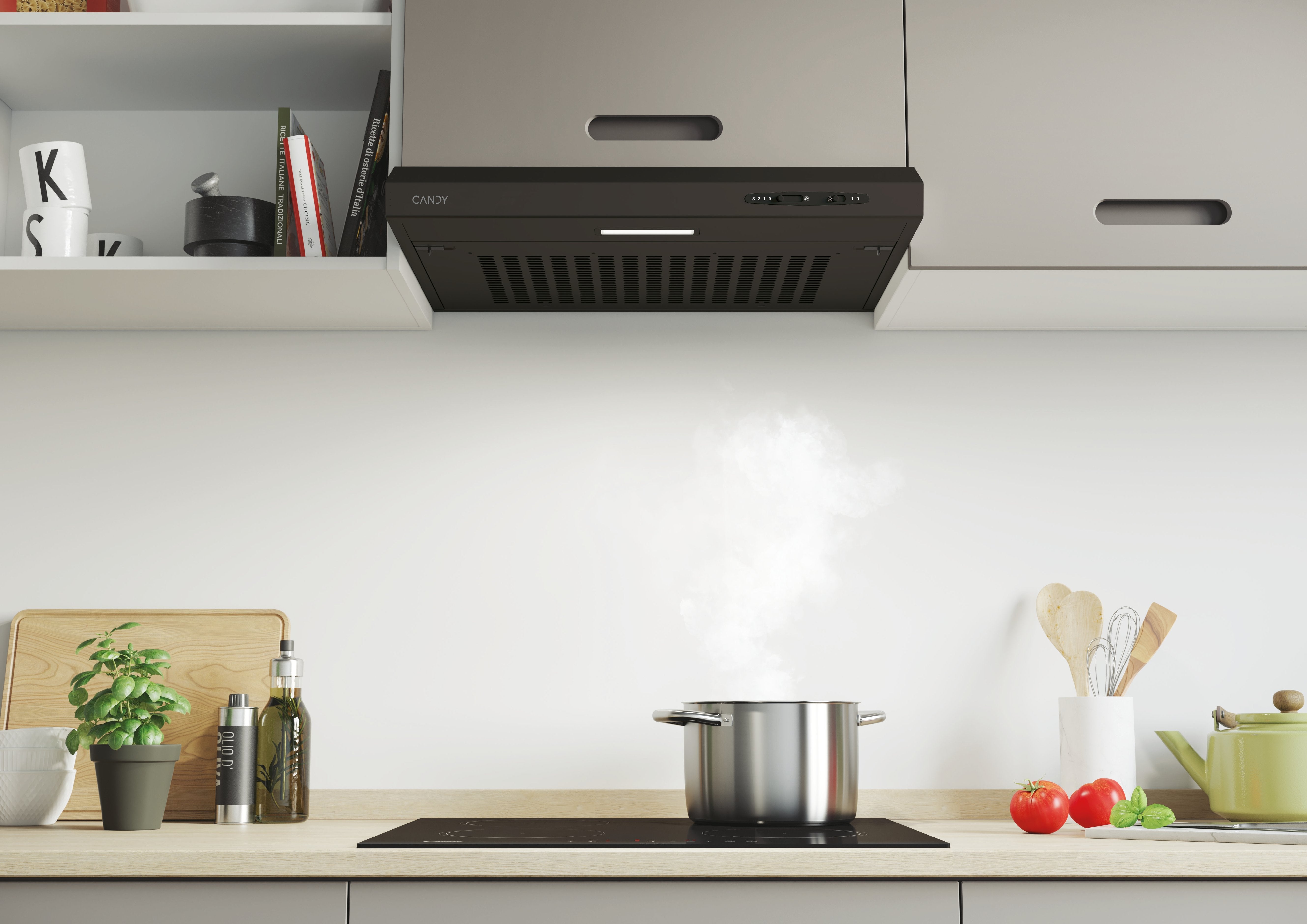 EAN 8059019043463 - Candy CFT610/4N/1 Telescópica o extraplana Negro 209,7 m³/h imagen 3