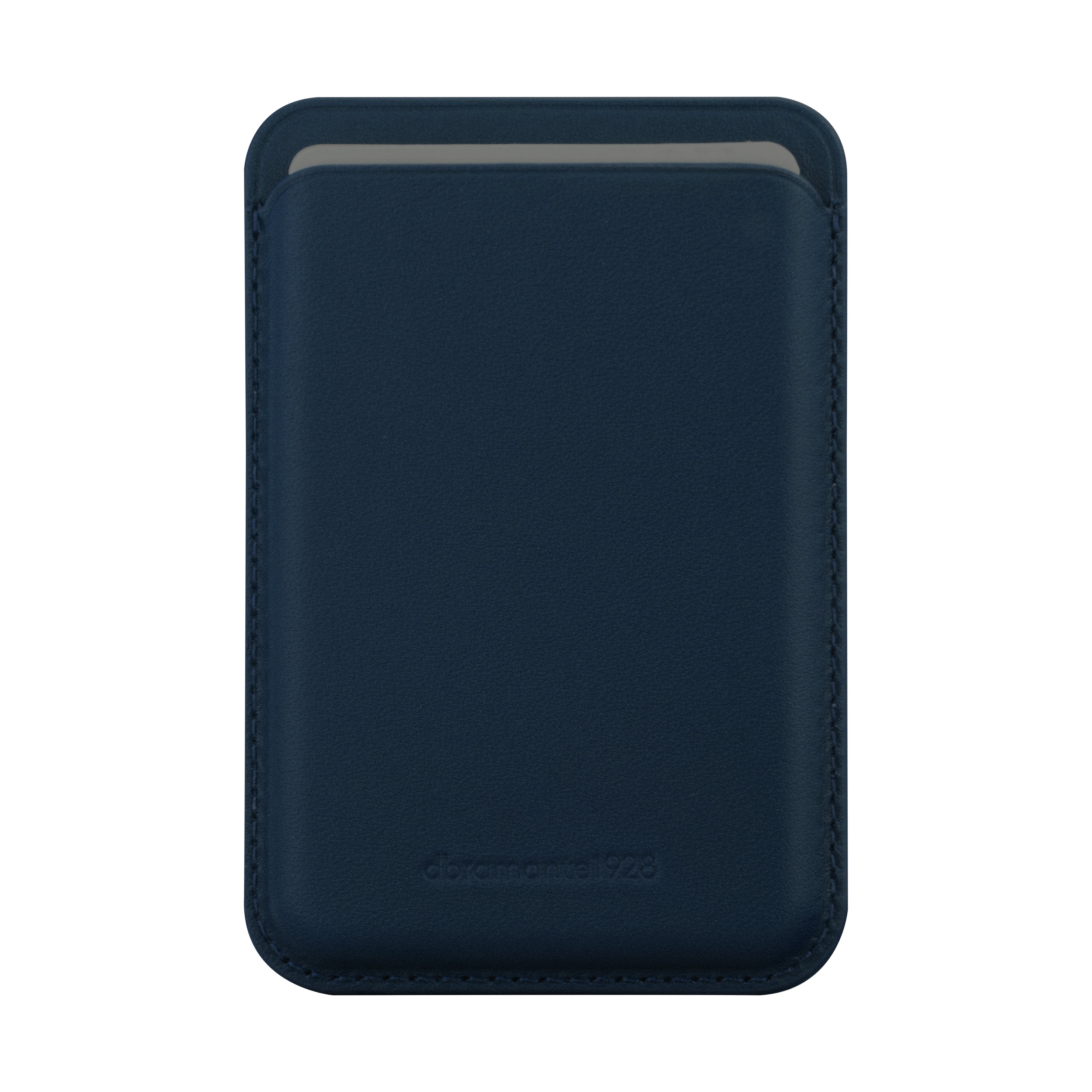 Dbramante1928 Billetera Para Teléfono Móvil / Tarjeta De Crédito Compatibilidad Con Magsafe Cuero De Grano Entero Azul