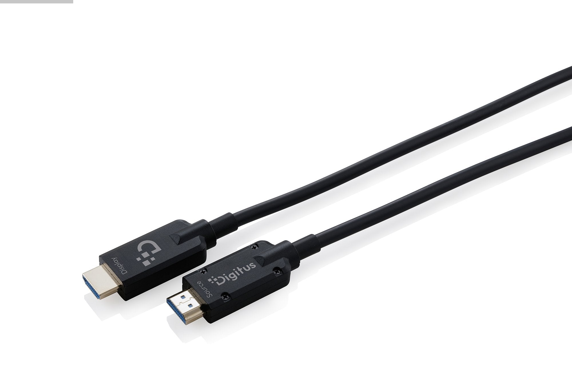 Digitus Hdmi Aoc Cable De Fibra Óptica Gepanzert Uhd 8k 20m Negro