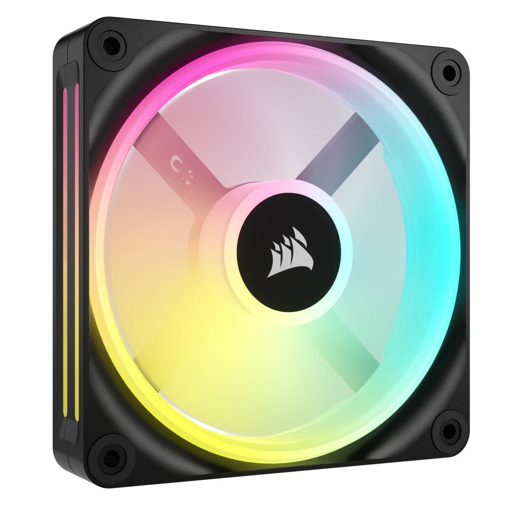 EAN 0840006697930 - Corsair CUE LINK QX120 RGB Carcasa del ordenador Ventilador 12 cm Negro, Blanco 1 pieza(s) imagen 1
