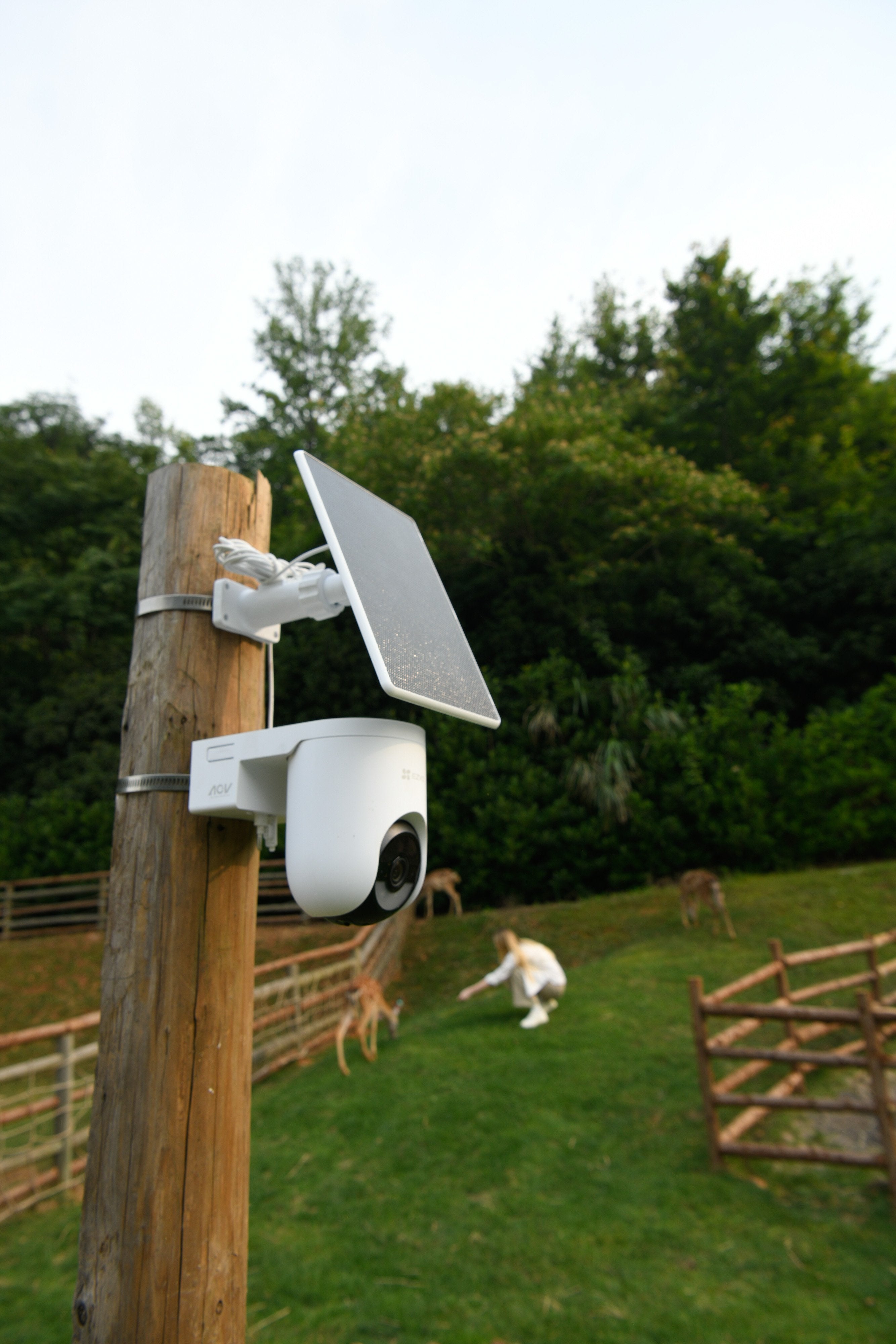 Ezviz Camara Wifi Exterior Hb8 2k+ 4mp Panoramica/Inclinacion Con Bateria