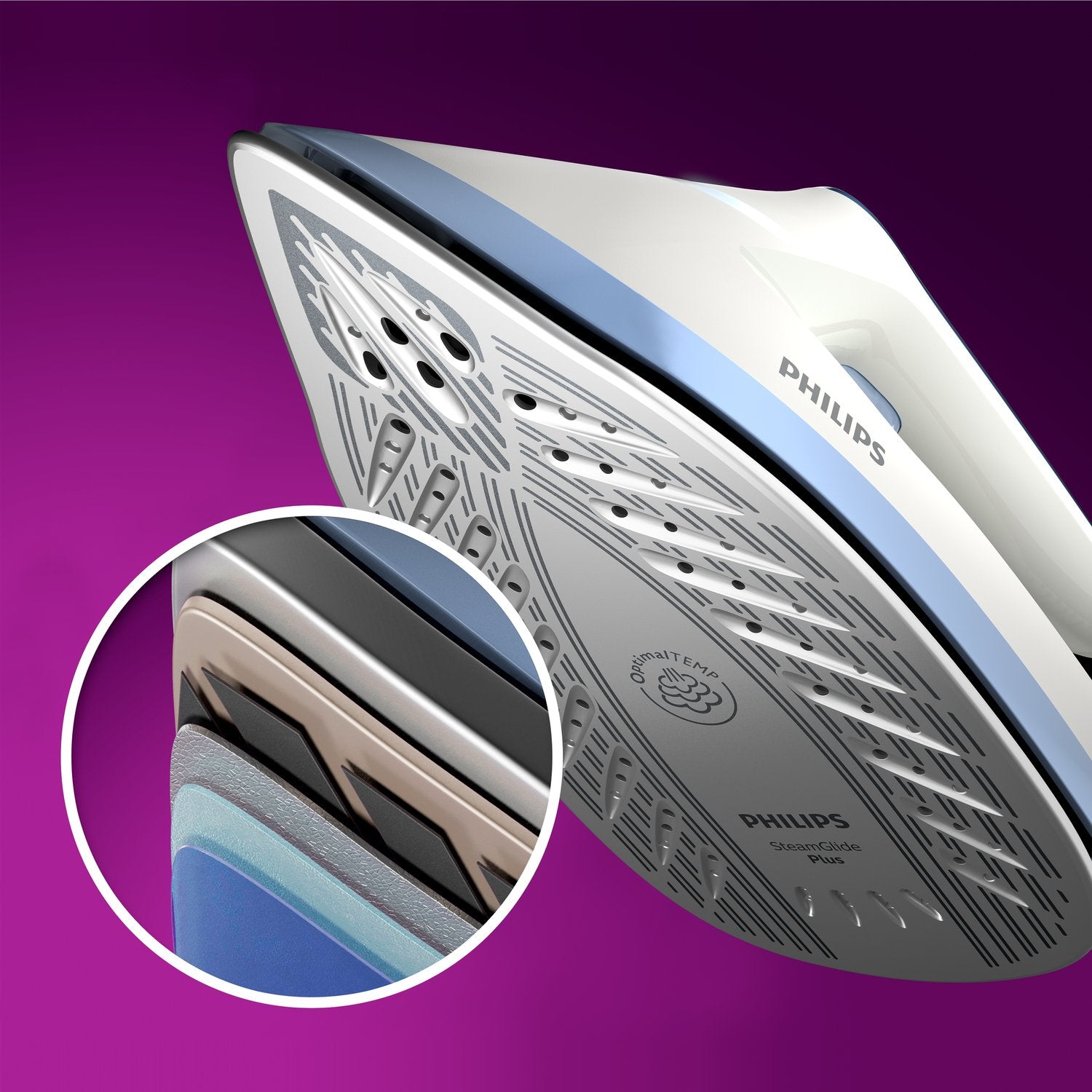 Centros De Planchado Philips Psg6026 20 , Azul Blanco