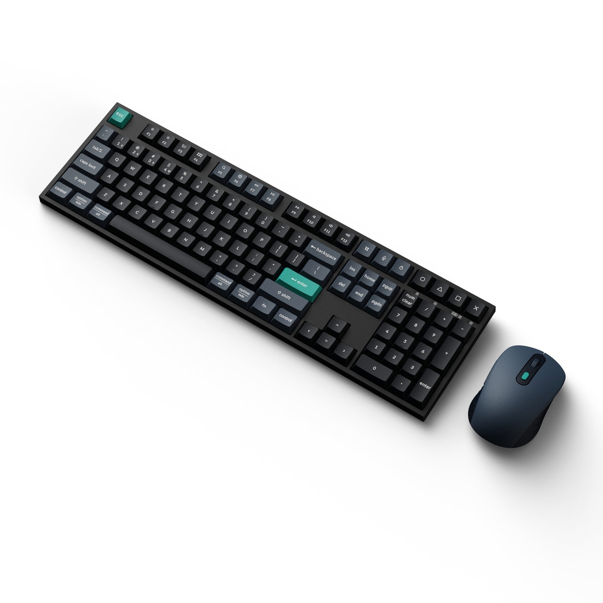 EAN 4894979039606 - Keychron B36 + BM25 teclado Ratón incluido Universal USB + RF Wireless + Bluetooth QWERTY Inglés Negro imagen 2