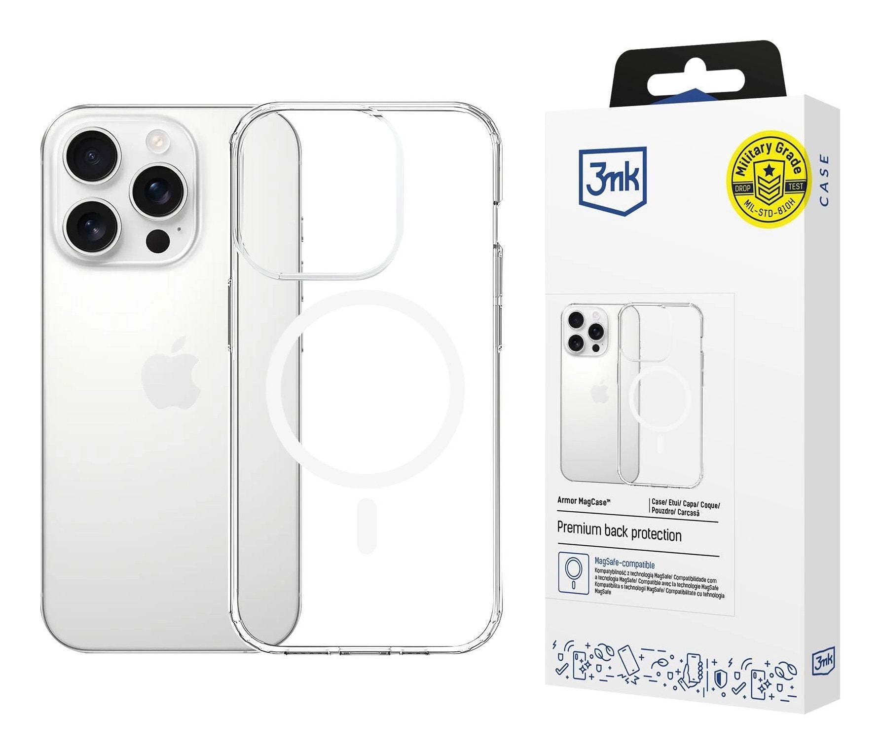 EAN 5903108658539 - 3MK Armor MagCase funda para teléfono móvil 16 cm (6.3") Transparente imagen 14