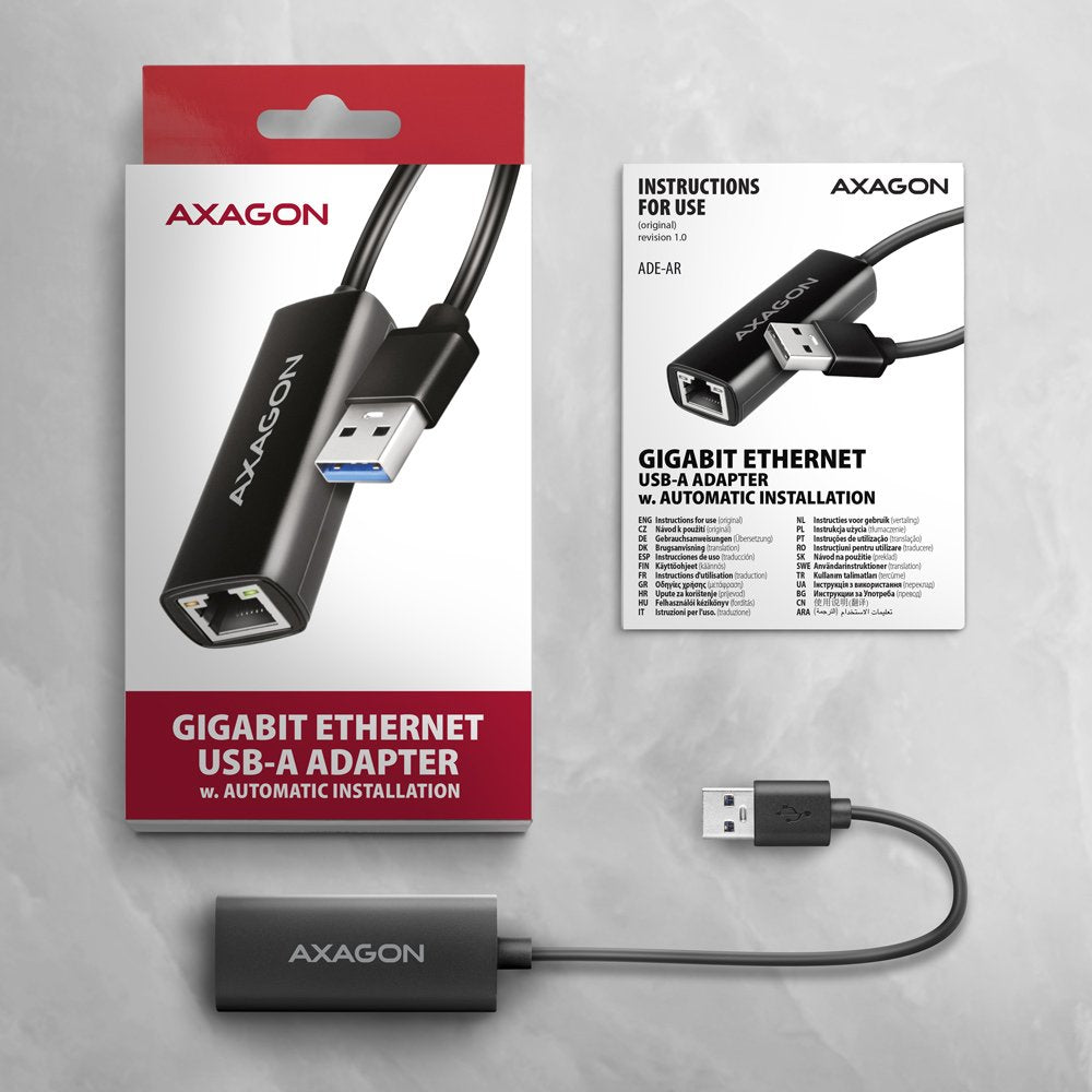 EAN 8595247907929 - Axagon ADE-AR USB-A 3.2 Gen 1 - Gigabit Ethernet 10/100/1000 Adapter - Adapter - Digital/Daten 1000 Mbit/ imagen 6