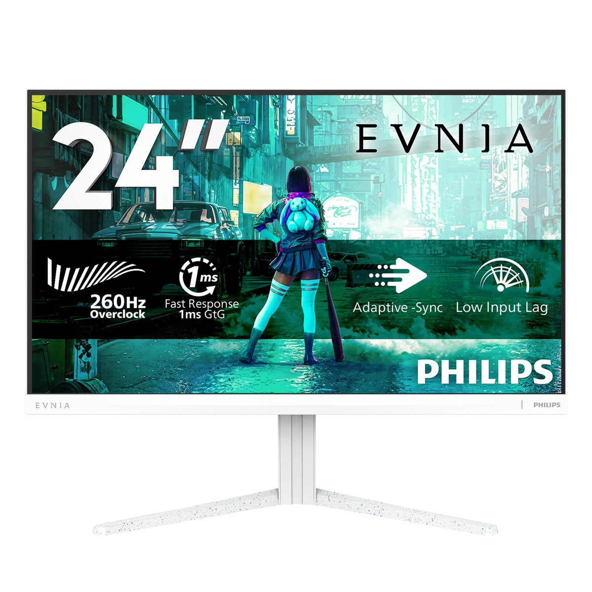 EAN 8721038007749 - Philips Evnia 3000 24M2N3201P/00 pantalla para PC 60,5 cm (23.8") 1920 x 1080 Pixeles Full HD LCD Blanco imagen 3