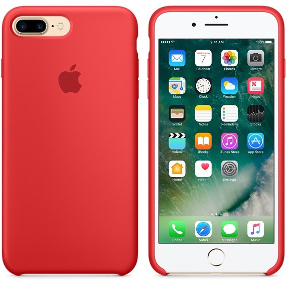 EAN 0190198000682 - Apple MMQV2ZM/A funda para teléfono móvil 14 cm (5.5") Funda blanda Rojo imagen 5