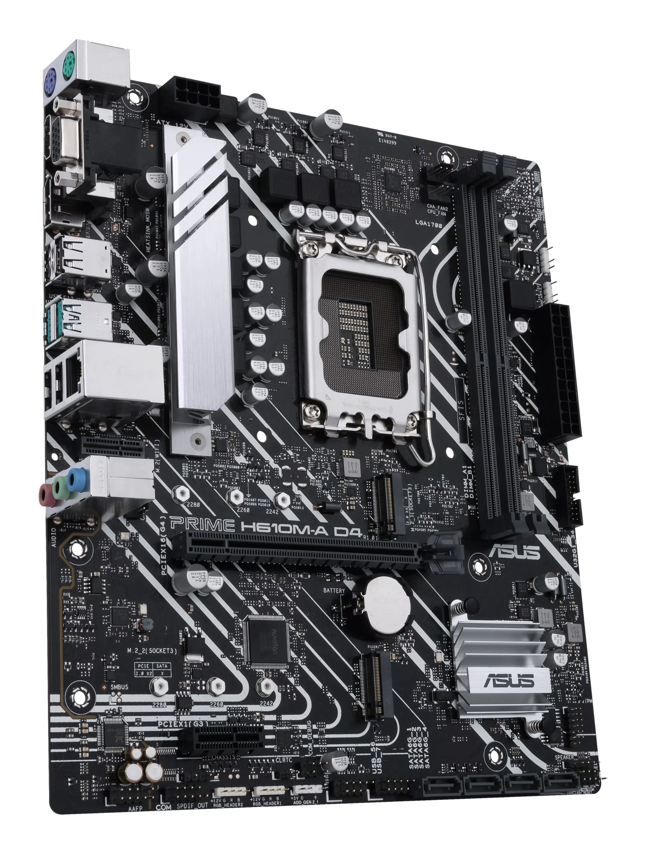 Placa Base Asus Prime H610m-A D4-Csm Socket 1700 Micro Atx