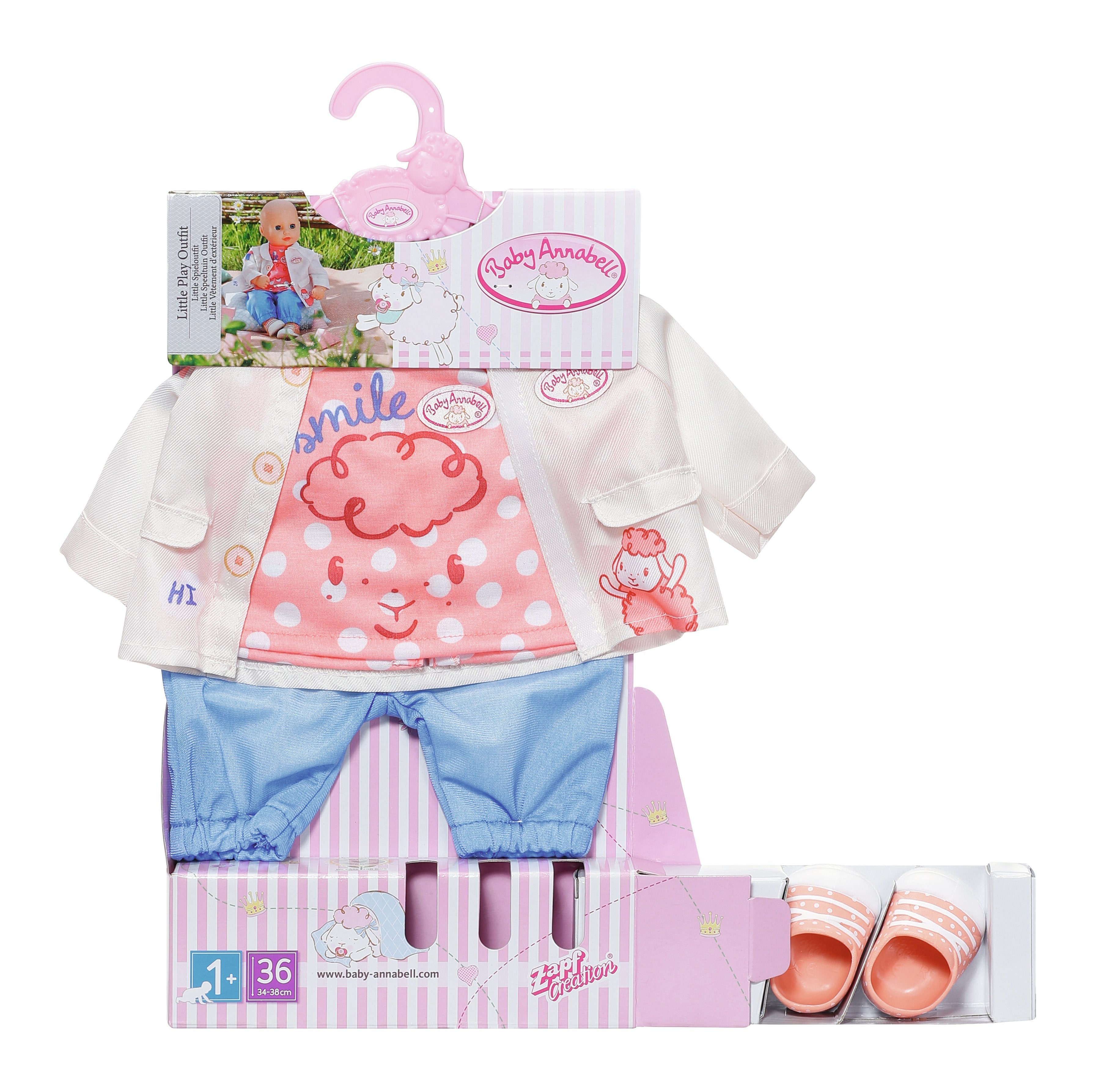 EAN 4001167704127 - Baby Annabell Little Play Outfit Juego de ropita para muñeca imagen 3