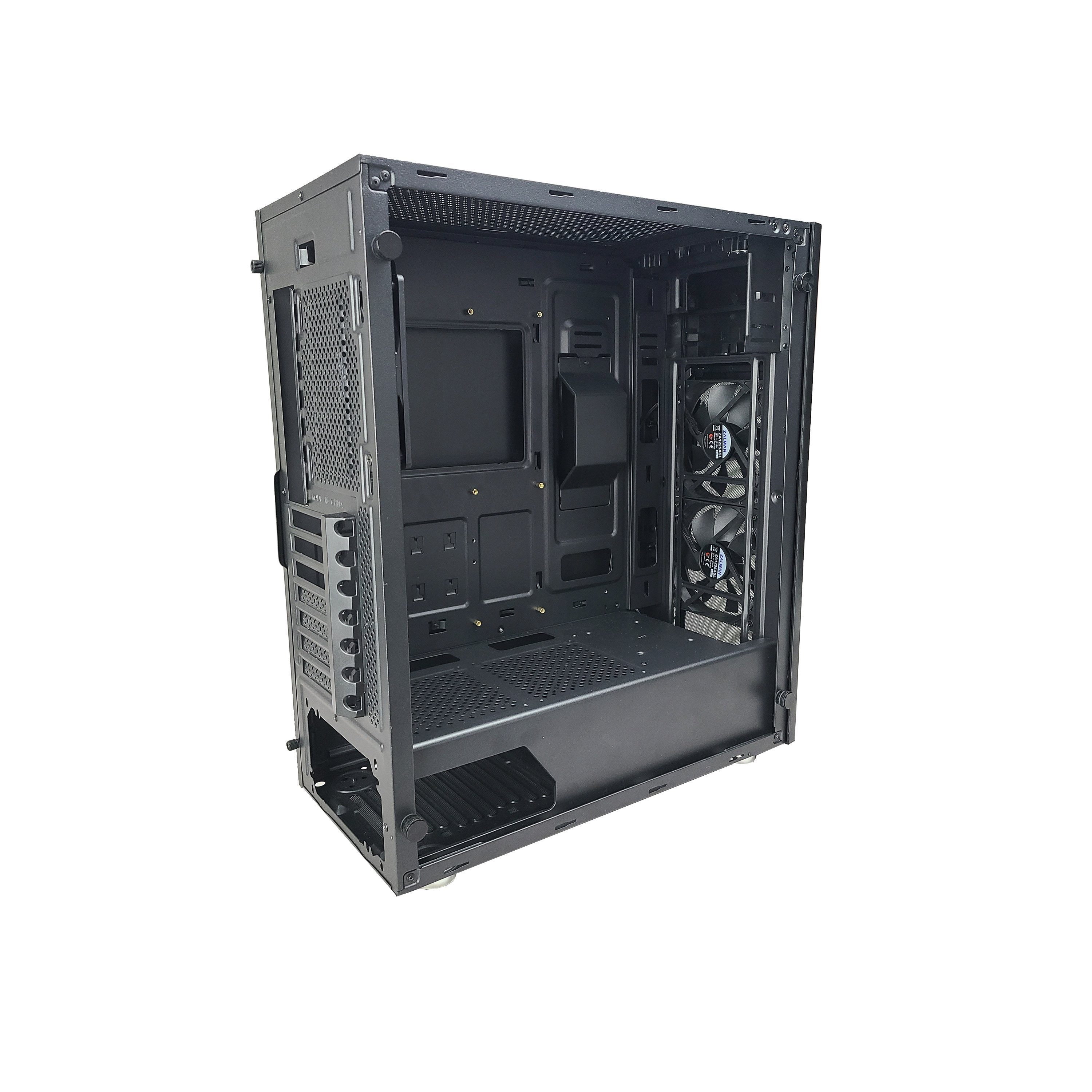 EAN 8809213768903 - Zalman Z1 Plus ATX Mid Tower PC Case Pre-installed 2 x 120mm blue LED fan in front 1 Midi Tower Negro imagen 8