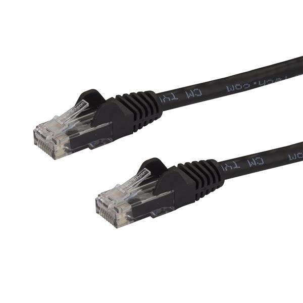 1.5 M Cat6 Cable Black Cabl Snagless - 24 Awg Copper Wire