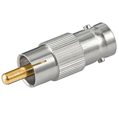 Microconnect Rca - Bnc, M/F Plata